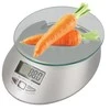 Virtuvinės svarstyklės Electronic glass kitchen waiter 5kg / 1g clock