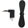 Iso Trade Juodas mikro usb ventiliatorius