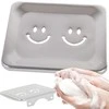Metal soap dish bathroom shelf