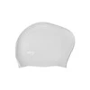 Nils Extreme NQC SOLID COLOR GRAY SILICONE SWIMMING CAP FOR LONG HAIR NILS AQUA