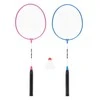 NRZ001 STEEL / BADMINTON SET 2 ROCKETS + SHUTTLECOCKS NILS
