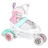 Nils Extreme Rožinė NH18192 4IN1 Rožinis SIZE L(39-43) IN-LINE SKATES/FIGURE ICE SKATES