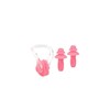 Rožinė NQAW30 Rožinis SILICONE SWIMMING SET EAR AND NOSE PLUGS NILS AQUA