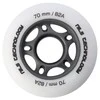 PU 70 x 24 Baltas MAT 82A WHEELS 4 PCS. NILS EXTREME