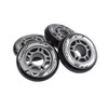PU 72x24 82A Juodas WHEELS (4 pcs) NILS EXTREME