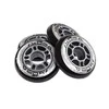 PU 84x24 82A Juodas WHEELS (4 pcs) NILS EXTREME
