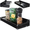 Wall-mounted kitchen shelf for spices