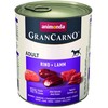 Animonda Grancarno adult 800g suaugusių šunų konservai su jautiena ir ėriena