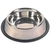 Trixie Dubenėlis metalinis 0.45l 14cm su guma