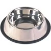 Trixie Dubenėlis metalinis 0.9l 17cm su guma