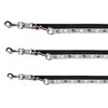 Trixie Nailoninis reguliuojamas pavadėlis Sidabrinis Reflect, M–L 2m/20 mm, atspindintis juodas/sidabrinis
