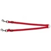 Trixie Pavadis premium dviems šunims XS-M 40-70cm/15mm raudonas