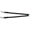 Trixie Pavadis premium dviems šunims XS-M 40 - 70 cm / 15 mm, juodas