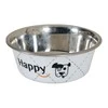 Zolux Dubenėlis šuniui Happy, metalinis, 800ml, baltas