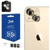 Kameros stiklas Apple iPhone 14 9H 3mk Lens Protection Pro serijos objektyvas - auksinis