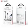 yesido Ausinės Douszne YH48 Lightning 120cm, Juodas / JUODA