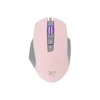 Žaidimų pelė White Shark Gareth Pink su RGB pašvietimu