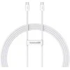 Baseus Superior Series 2 Fast Charging Data Cable Type-C to Type-C 30W 1m Moon baltos spalvos