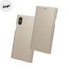„Beeyo Grande“ aukščiausios kokybės ekologiškos odos dėklas su išmaniuoju stovu, skirtas „Samsung G950 Galaxy 8“, auksinis
