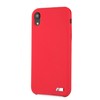 Dėklas BMW Apple iPhone XR Hardcase Silicone Raudona