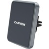 CANYON CH-15, Automobilinis laikiklis ir belaidis įkroviklis MegaFix, C-15, 15W, Įvestis: USB-C: 5V/2A, 9V/3A; Galia: 5W, 7,5W, 10W, 15W;89*65*12mm,0,195kg,juodas