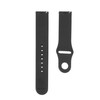 Connect 20mm Silicone Loop Watch Strap (130mm M/L) Juodas