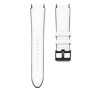 Connect 20mm Silicone Patch Leather Watch Strap (130mm M/L) Baltas