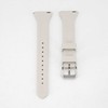 Connect T-Buckle Silikona Cilpas Siksna Melna 20mm (M/L 130mm) Sudrabs