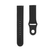 Connect 22mm Silicone Loop Watch Strap (S/M 110mm) Juodas