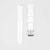 Connect T-Buckle Silikona Cilpas Siksna 22mm (M/L 130mm) Balta