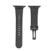 Connect Watch 42/44/45mm Single loop buckle leather Watch Straps Juodas