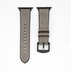 Connect Watch 42/44/45mm Silicone patch Leather Watch Strap (132mm M/L) Sidabrinis