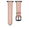 Connect Watch 42/44/45mm Silicone patch Leather Watch Strap (132mm M/L) Rožinė Sand