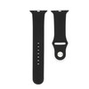 Connect Watch 42/44/45mm Silicone Loop Watch Strap (140mm M/L) Juodas