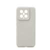 Connect Xiaomi 14 Premium Quality Magnetic Soft Touch Silikoninis dėklas Pilkas