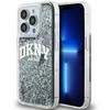 Apple iPhone 15 Pro DKNY dėklas Liquid Glitter Big Logo (DKHCP15LLBNAEK) juodos spalvos