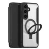 Dux Ducis Skin X Pro magnetic ring / stand Samsung S24 - dėklas telefonui juodos spalvos