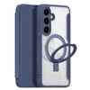 Dux Ducis Skin X Pro magnetic ring/su stoveliu Samsung S24 Plus - dėklas telefonui mėlynos spalvos