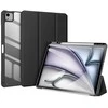 Dux Ducis Toby atverčiamas su stoveliu Apple iPad Air 13" 2024 / iPad Pro 12.9" 2018-2022 - dėklas planšetiniam kompiuteriui juodos spalvos