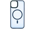 Dėklas Evelatus Apple iPhone 14 Hybrid Case With MagSafe PC+TPU Mėlyna