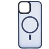 Dėklas Evelatus Apple iPhone 14 Pro Hybrid Case With MagSafe PC+TPU Mėlyna