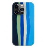 Dėklas Evelatus Apple iPhone 14 Pro Max Silicone case Multi-Colored Mėlyna
