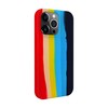 Dėklas Evelatus Apple iPhone 14 Pro Max Silicone case Multi-Colored Rainbow