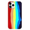 Dėklas Evelatus Apple iPhone 14 Pro Silicone case Multi-Colored Rainbow