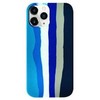 Dėklas Evelatus Apple iPhone 14 Pro Silicone case Multi-Colored Mėlyna