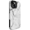 Dėklas Evelatus Armor Case iPhone 15 TPU + PC Divslāņu Pielāgota Mramora Baltā Druka Šokaizturīga Izturīga Aizsardzība