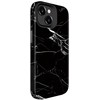 Dėklas Evelatus Armor apvalks iPhone 15 TPU + PC divslāņu pielāgots marmora juodas druka triecienizturīga izturība