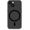 Dėklas Evelatus Apple iPhone 15 Clear Case With MagSafe and Camera Protection Transparent Juodas