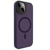 Dėklas Evelatus Apple iPhone 15 Hybird Case With Magsafe PC+TPU Deep Violetinė