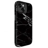 Dėklas Evelatus iPhone 15 Plus Armor Case TPU + PC Printed Design Marble Juodas